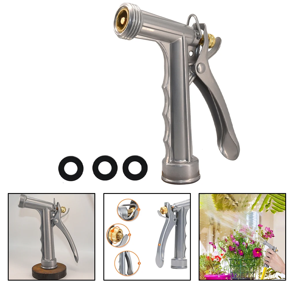 

Garden Water Guns Hose Nozzle Multifunctional Irrigation Car Washing Yard Water Sprayer Pipe Tube Nozzle Sprinkler To