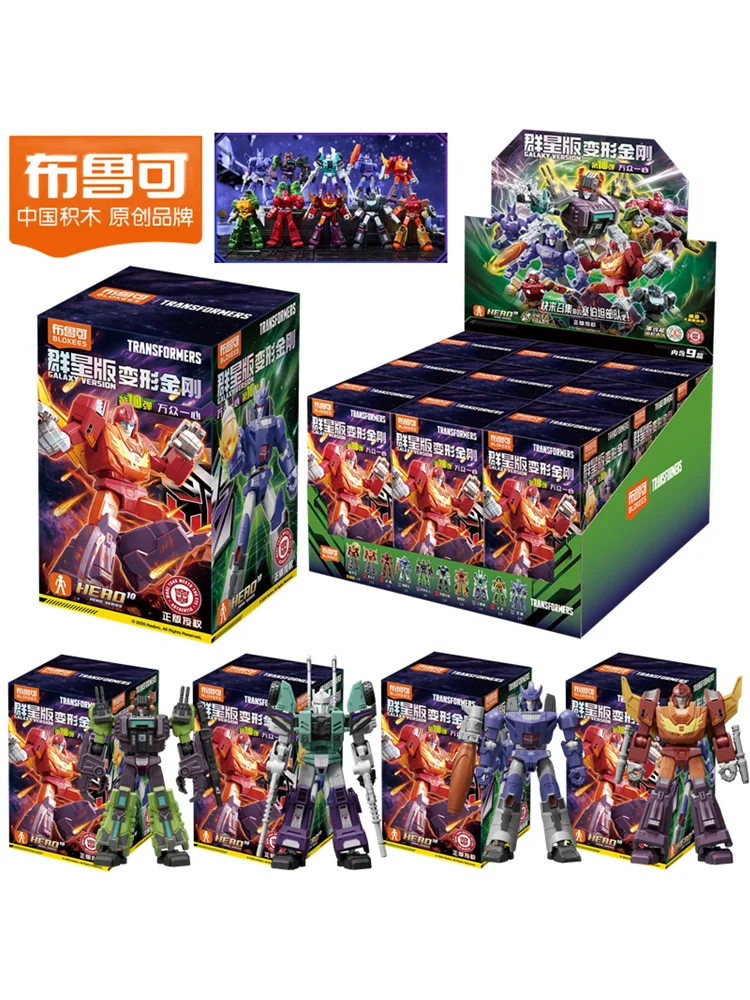 Blokees Transformers Optimus Prime Figura de Acción Versión Galáctica Transformación Bumblebee Robot Coleccionable Juguete