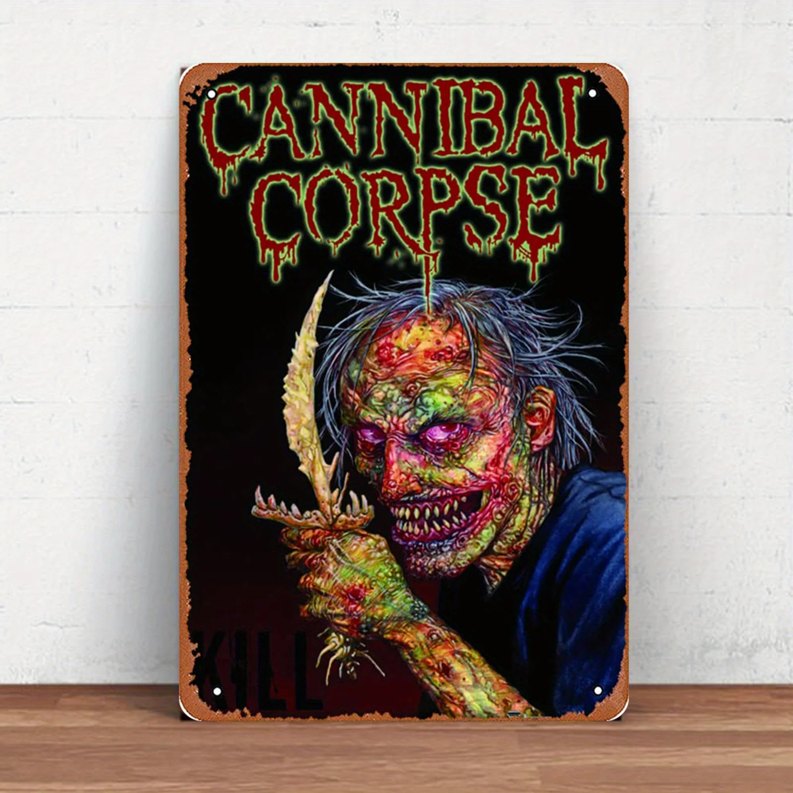 Vintage-Horrorfilm-Poster aus Metall, Dominic Wanddekoration für Bars, Garagen, Cafés, Pubs – Neuartiger Kunstdruck aus Eisen, perfekt für den Raum.