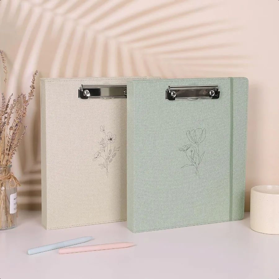 Clipboard Binder with Dividers1 Inch 3 Ring Binder with Clipboard on Front for Organizer Clipboard Folder with Pocket Labels Of