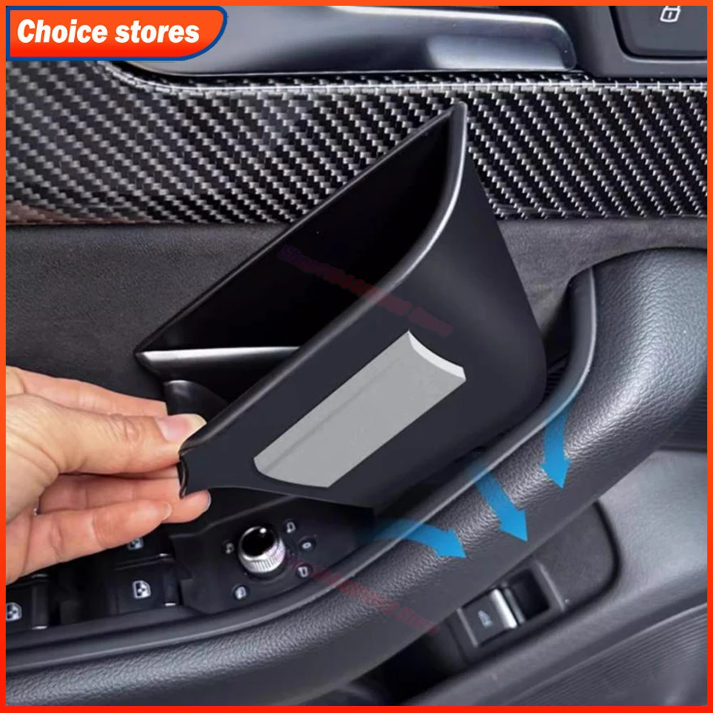 Car Door Storage Box  For Audi A4  A5  A5 Copue  Door Organizer Auto Interior Accessories  Car Interior Organizing Solution