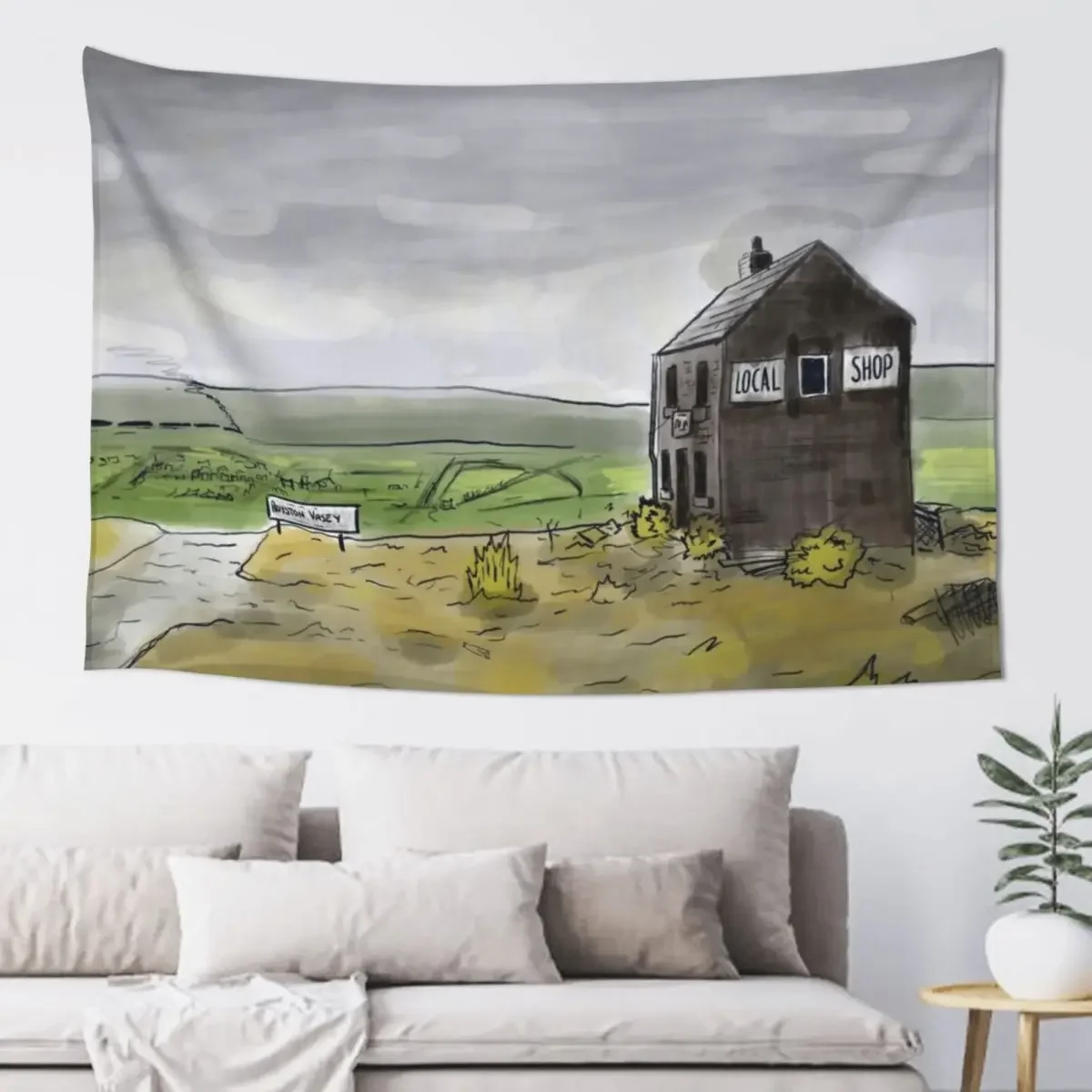 

Royston Vasey Tapestry Wall Hanging Funny Tapete For The Wall Tapestry