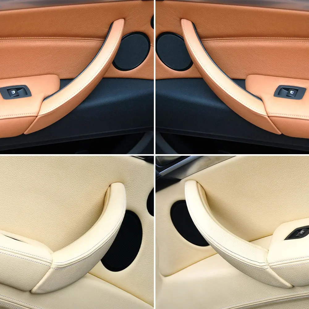 BMW E70 E71 E72 용 3 Pcs BMW X5 X6 2007-2013 용 자동차 전면 후면 인테리어 도어 핸들 당겨 액세서리 교체 51416969404