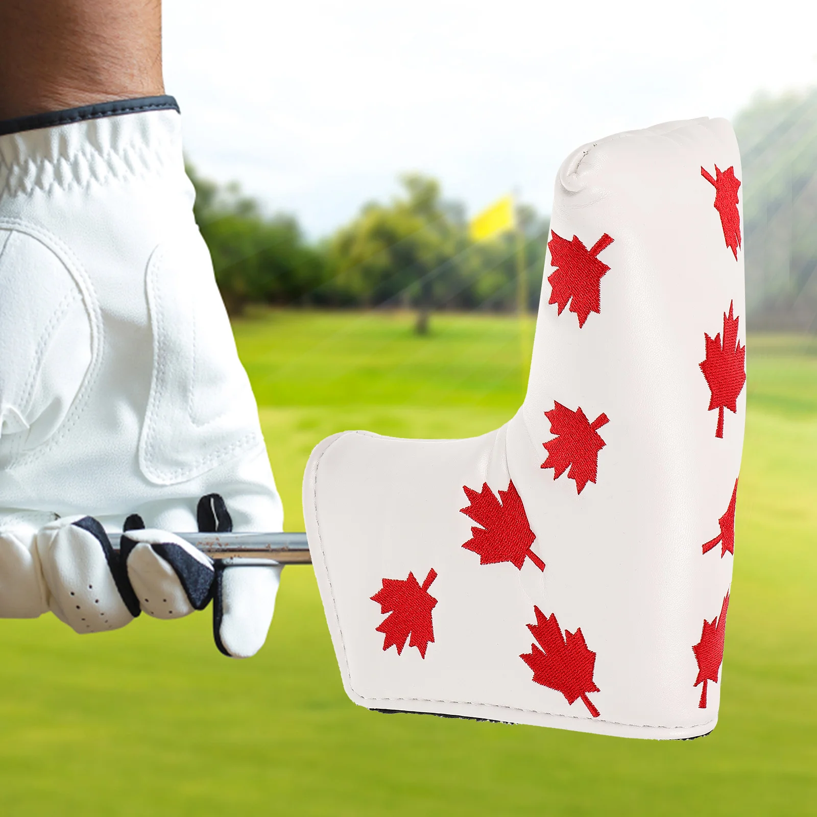 

Golfs Club Cover PU Smooth Surface Protective Club Head Cover Elastic Anti-Scratch Golfing Supplies Accessory Golfing Supplies