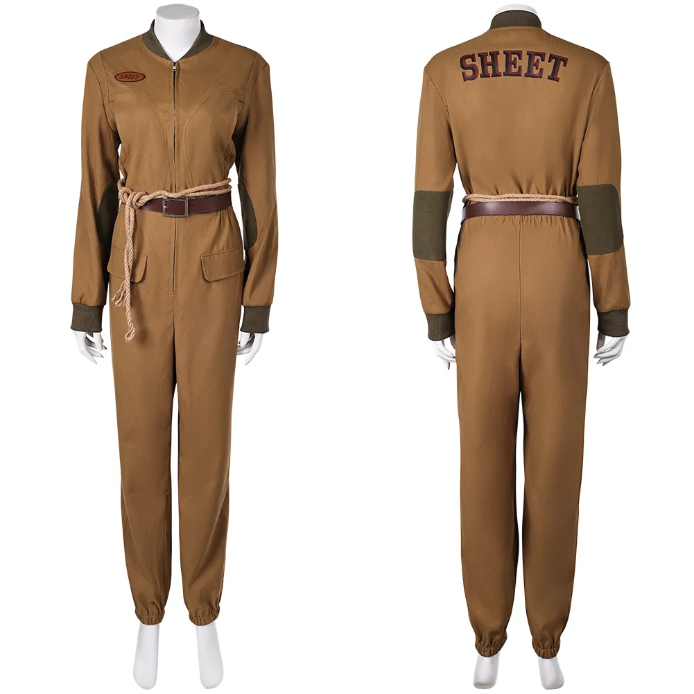 Juliette Nichols Cospaly Costume Jumpsuit Belt 2024 TV Silo 2 Roleplay Outfits Hallowmas Party Uniform Carnival Role Play Suits