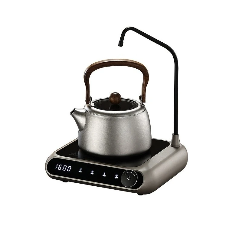 Automatic water supply integrated electric ceramic stove,  brewer, pure titanium pot set, special for making