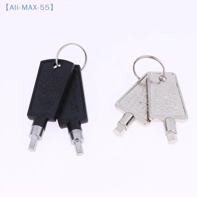 【MAX-55】2Pcs Freezer Refrigerator Door Key Lock Pentagon Keys Part Accessories For Haier