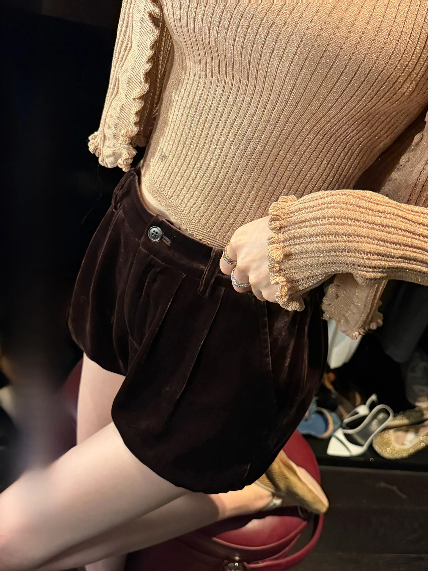 

Fbb Limit Bla Velvet Pumpkin orts Casual Silk Blend Slimming Loose Fit Versatile Women's Ciwalk Straight Leg Pants