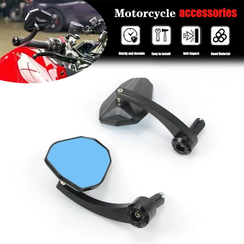 

Motorcycle Handlebar Rearview Handle Bar End Mirror For for Ducati Monster 937 Monster 950