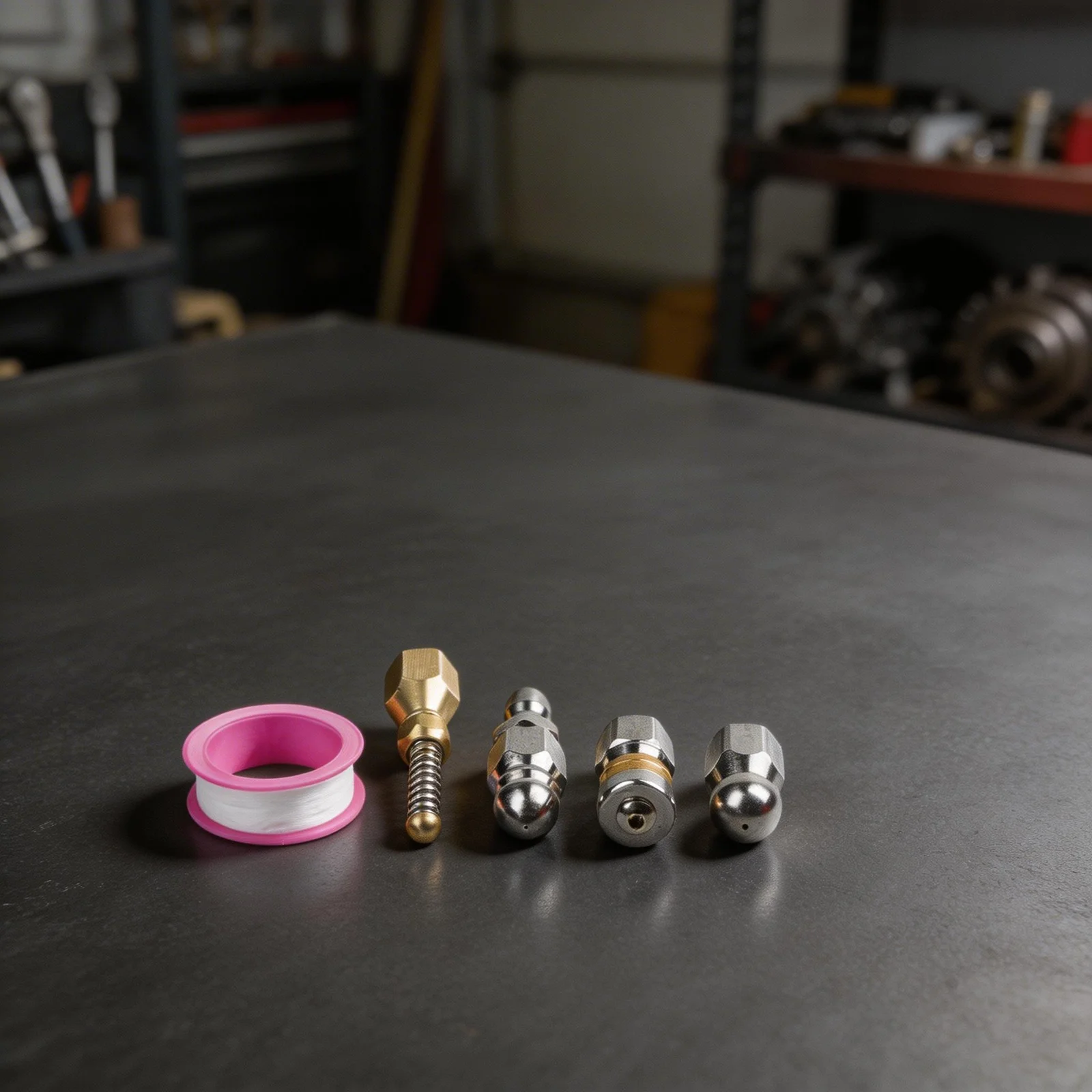 高圧ホース用ステンレス鋼下水道ジェットノズル詰まり排水管用ノズル排水管清掃プロおよびdiy用