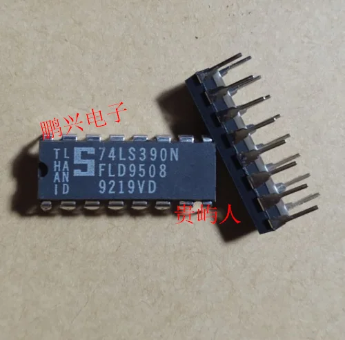 Free shipping  74LS390N SN74LS390N DM74LS390N HD74LS390P IC   10PCS