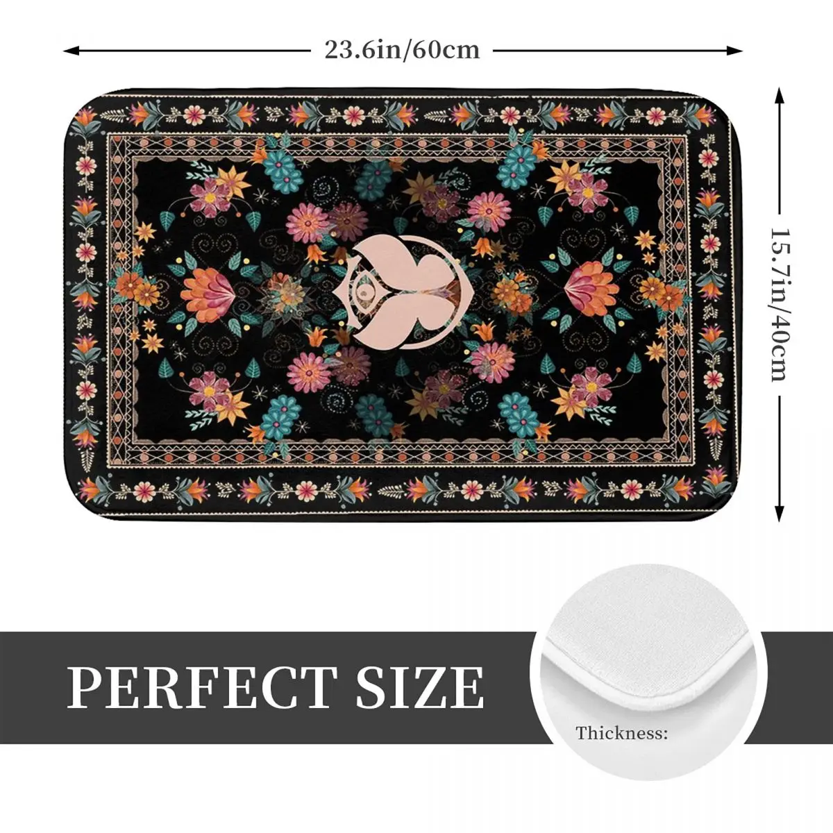 Tomorrowland Music Festival Non-slip Doormat Floor Mat Washable Carpet Rug for Kitchen Entrance Home Balcony Footpad Mats