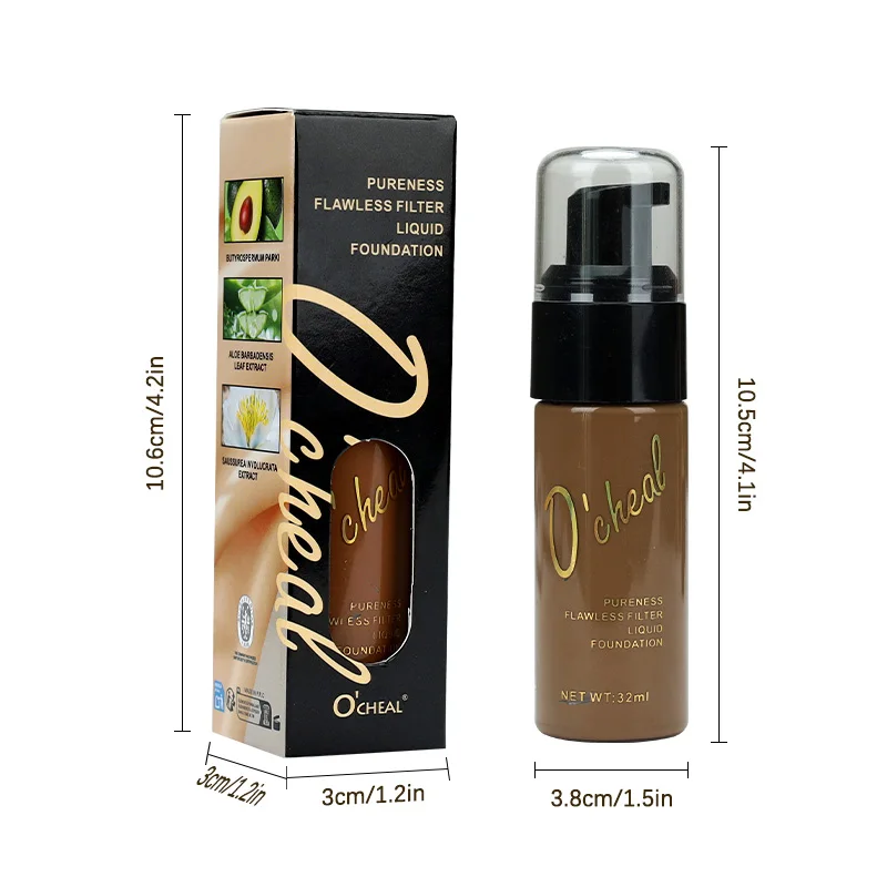 Crema BB con acabado mate, cobertura completa, resistente al agua, larga duración, corrector de piel oscura, base líquida, maquillaje para mujeres y hombres, cosméticos