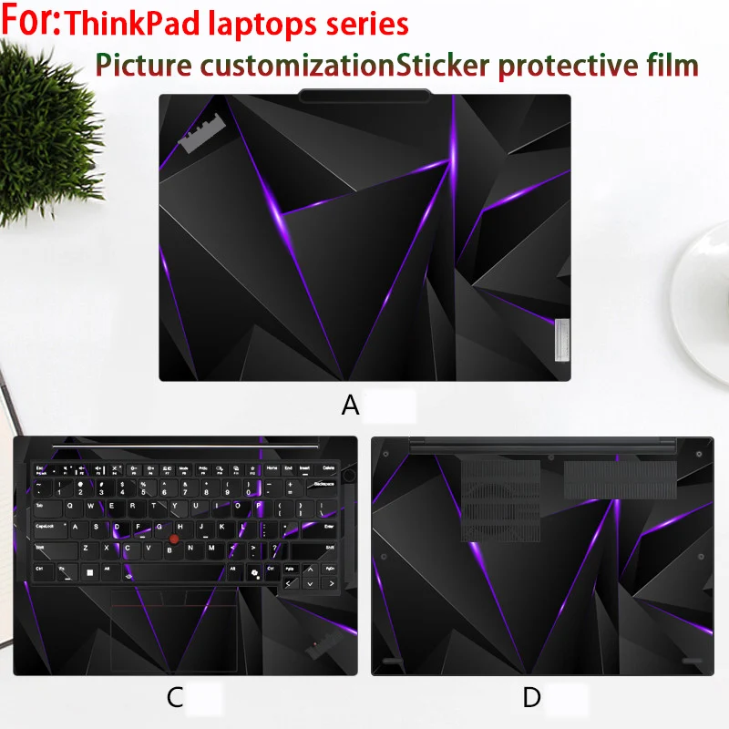 

Защитная пленка-наклейка для ThinkPad T1g Gen 8, пленка для корпуса ноутбука P1 Gen 8/7, пленка для корпуса T14/T16 Gen 4 с индивидуальным дизайном, пленка для P16v Gen3