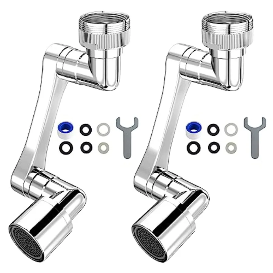 

1080° Swivel Faucet Extender, Heavy Duty Rotating Sink Extension, Universal Swivel Multifunctional Robotic Arm, Rotating Splash