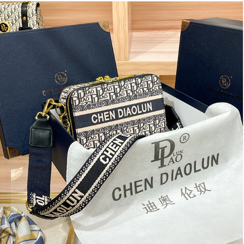 

Сумка для камеры для мужчин и женщин, маленькая квадратная сумка через плечо с широким ремнем, весна 2024