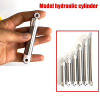 Metal Double Acting Hydraulic Lift Cylinder for 1/14 Tamiya RC Truck Trailer Tipper Scania Benz Actros Volvo MAN LESU Car Part