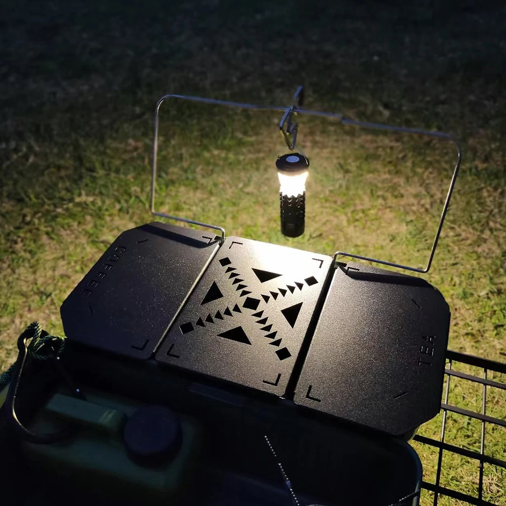 

Folding Table Top Heavy Duty Table Board Plate Aluminum Alloy Mini Shelf for Stanley Lunch Box 9.4L Camping Gear