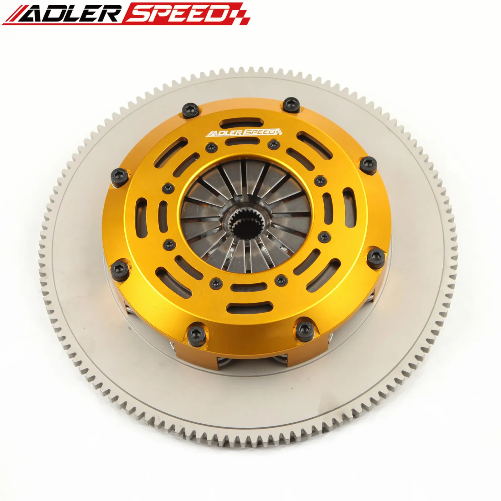 ADLERSPEED RACING CLUTCH TWIN DISC KIT For 07-20 NISSAN 350Z 370Z INFINITI G35 G37 Q60 3.5L 3.7L DOHC STANDARD