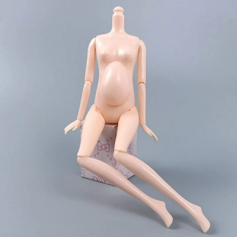 

Pregnant Jointed Body Newborn Baby for 11.5inches BJD Dolls Accessories Toys 1/6 Gift