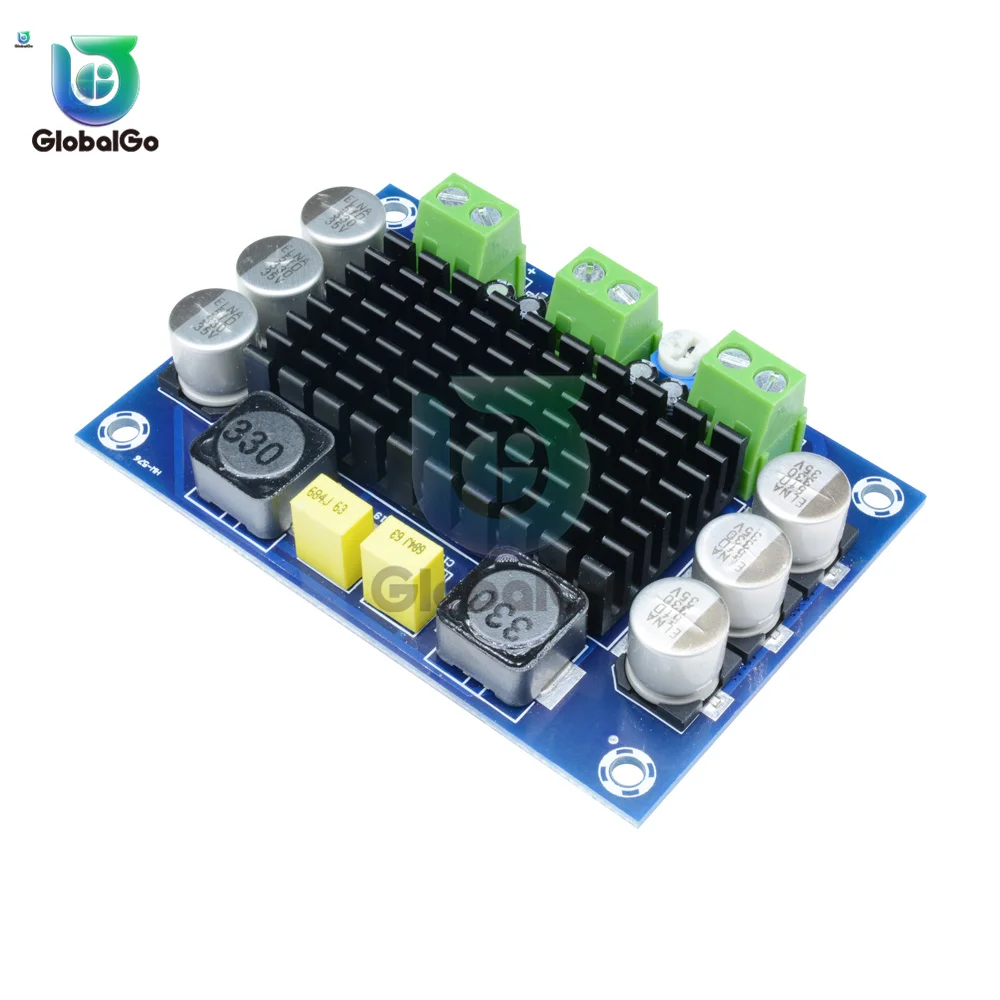 Mono Power Amplifier Board 80W Audio Power Amplifier Module Mono Power Amplifier DC10-24V Input Audio Power AMP