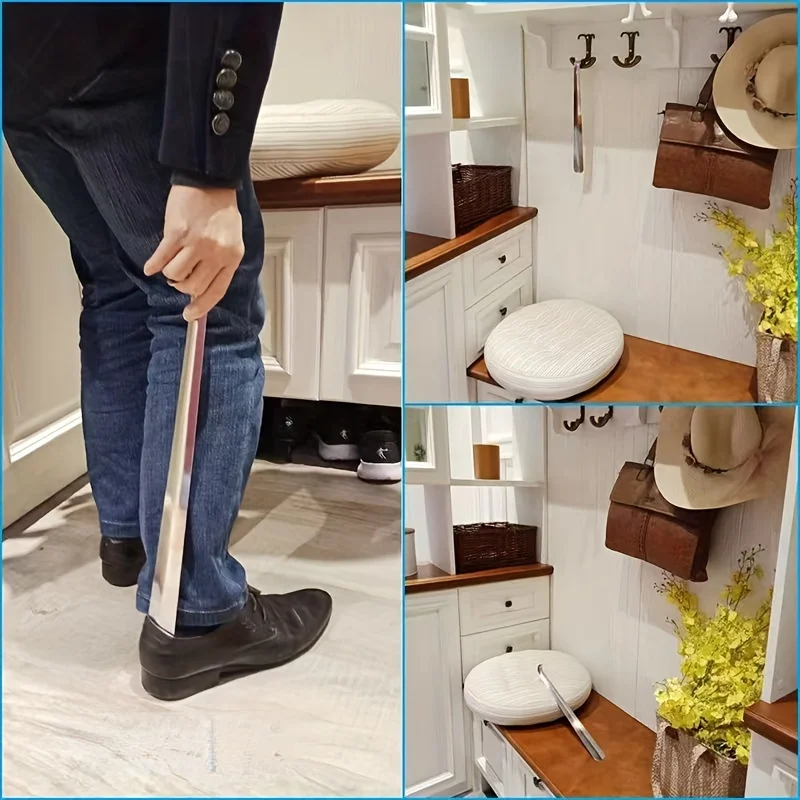 Stainless Steel Shoe Puller, Durable & Easy-To-Use, Perfect for Daily Use, Ideal Gift for Busy People, Enhance Your Lifestyle To