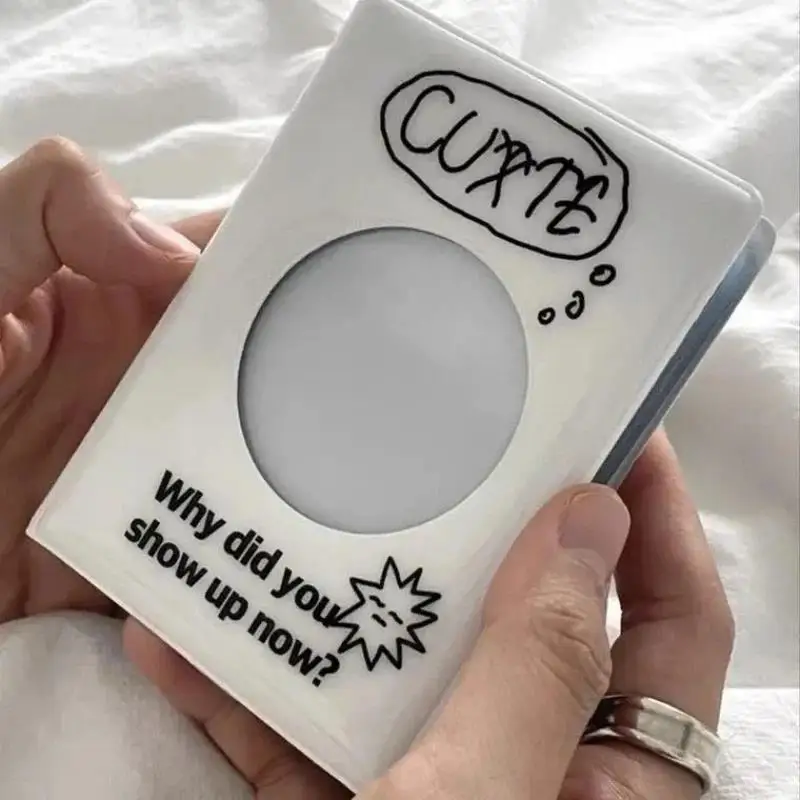 رسالة طباعة 3 بوصة Kpop الموثق جولة جوفاء حامل بطاقة الصور تظهر الآن INS ألبوم صور بطاقات المعبود جمع كتاب 40 جيب