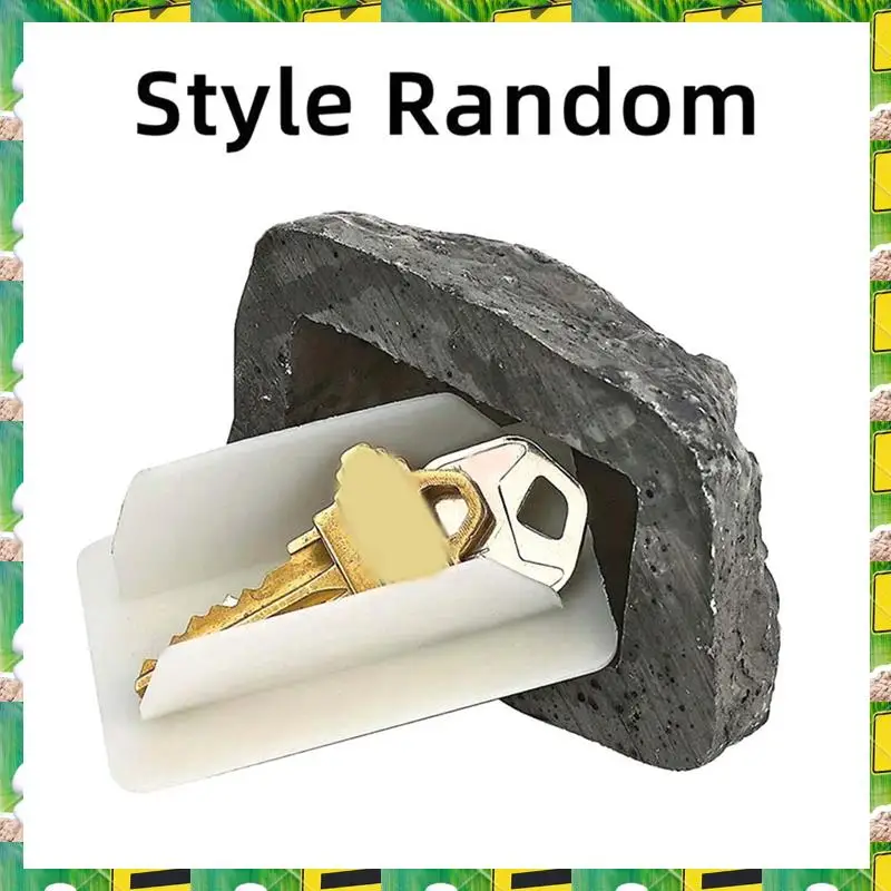 3C Electron 4PCS Spare-Key Rock - Looks & Feels Like Real Stone - Safe For Outdoor Garden Or Yard, Key Hider Box Easy Install,4P