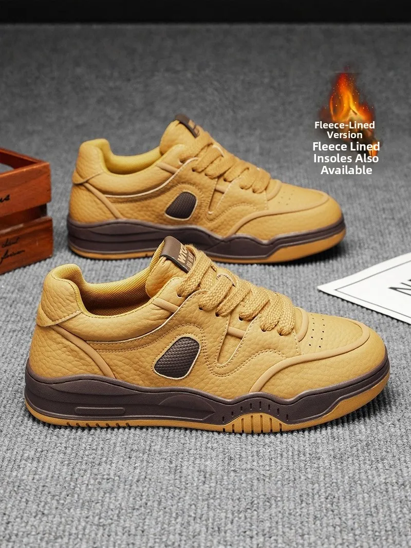 

Men's Low-Top Casual Outdoor Shoes Anti-Slip Warm Cotton Retro All-Match Youth Sports Leisure Board Shoes Winter Fashion