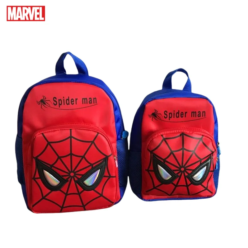 Anime mochila para crianças, mochila dos desenhos animados, mochila leve, criativa, homem-aranha, 2 dimensões, presente