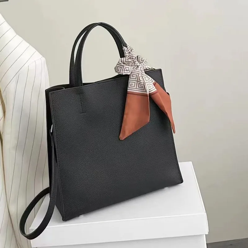 Fashion Ladies Purse Niche Elegant Commuter Large Capacity Shoulder Bags Simple Solid All-match Female Handbags 2024 New Bolsas