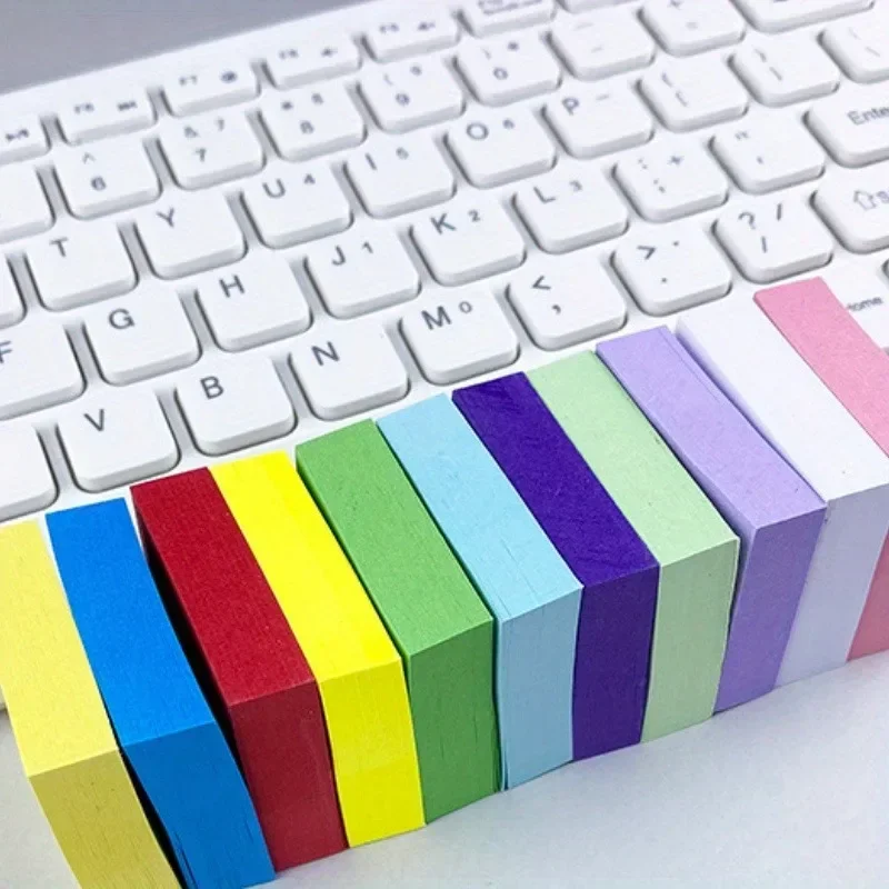 11 (صندوق) ملاحظات لاصقة مربعة صغيرة ملونة صغيرة ذاتية اللصق ملاحظات ورقية مؤشر ملاحظات لاصقة ملاحظات لاصقة للطلاب