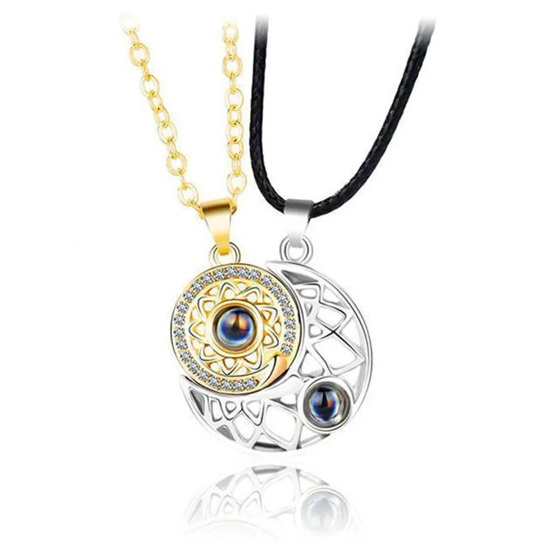 Couple's Electrocardiogram Heart Pendant Necklace, Valentine's Gift