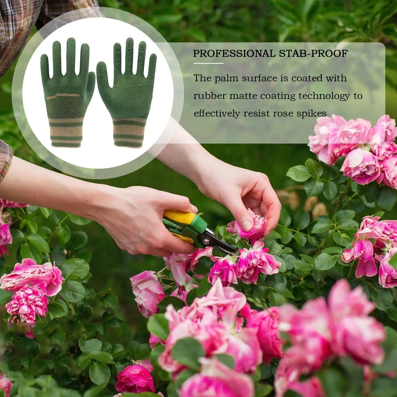 Garden Gloves For Women Mens Gardening Gloves Working Puncture-Resistant Thorn-Proof Waterproof Tools Indoor Outdoor Protective