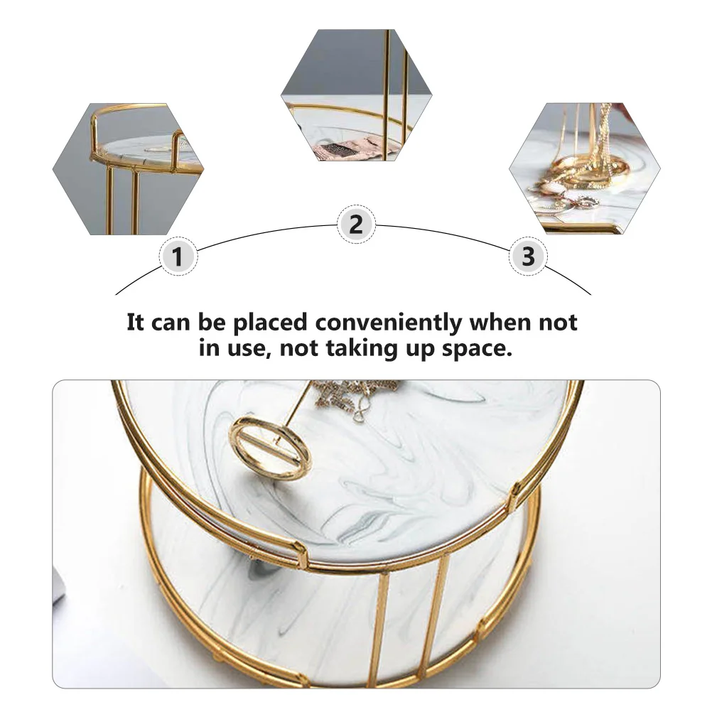 1Pcs Practical Makeup Storage Rack Multi Layer Lightweight Jewelry Organizer Desktop Jewelry Display Rack