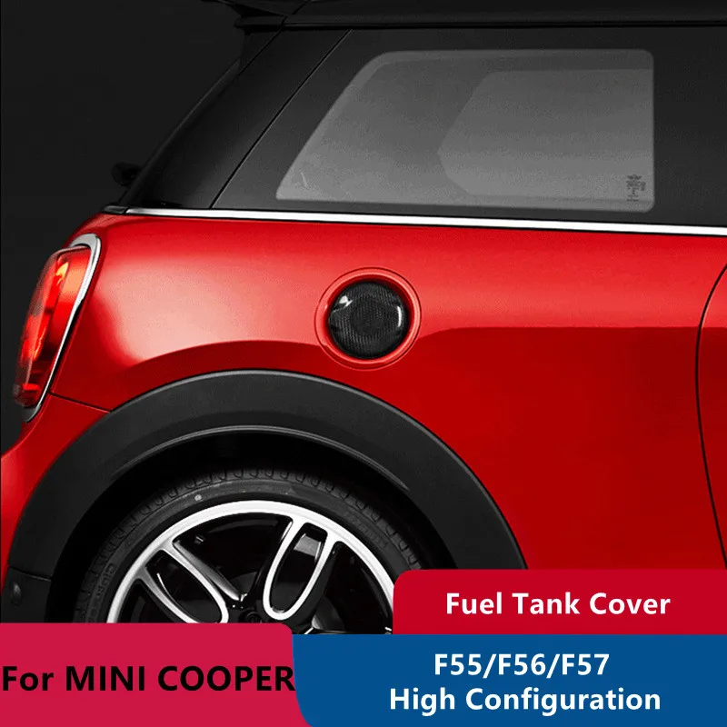 

Real Carbon Fiber Oil Fuel Tank Cap Cover For MINI Cooper S JCW F55 F56 F57 Car Styling Accessories Gasoline Cover mini F56 F55