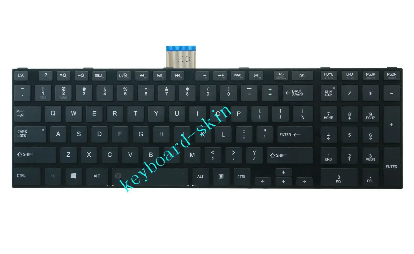 New US Keyboard Chiclet for Toshiba  C50-A C50D-A C55-A C55D-A C50D-AT01B1 C55-A-1NV C50-A-1FT MP-11B53US-930B laptop