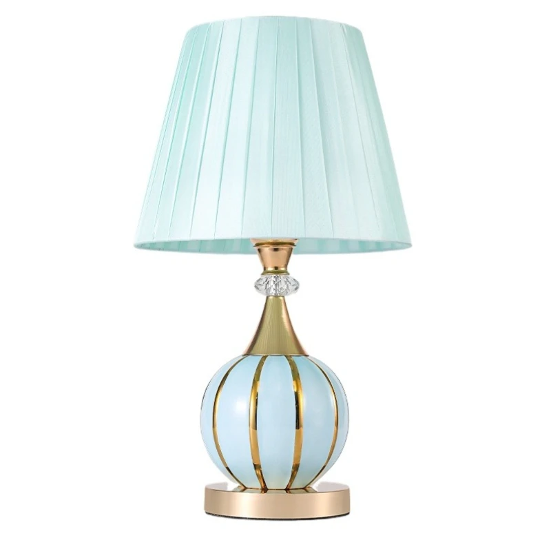 Japanese Wabi Sabi Style LED Designer Ceramics Desk Lamp Villa Living Room Sofa Bedroom Background