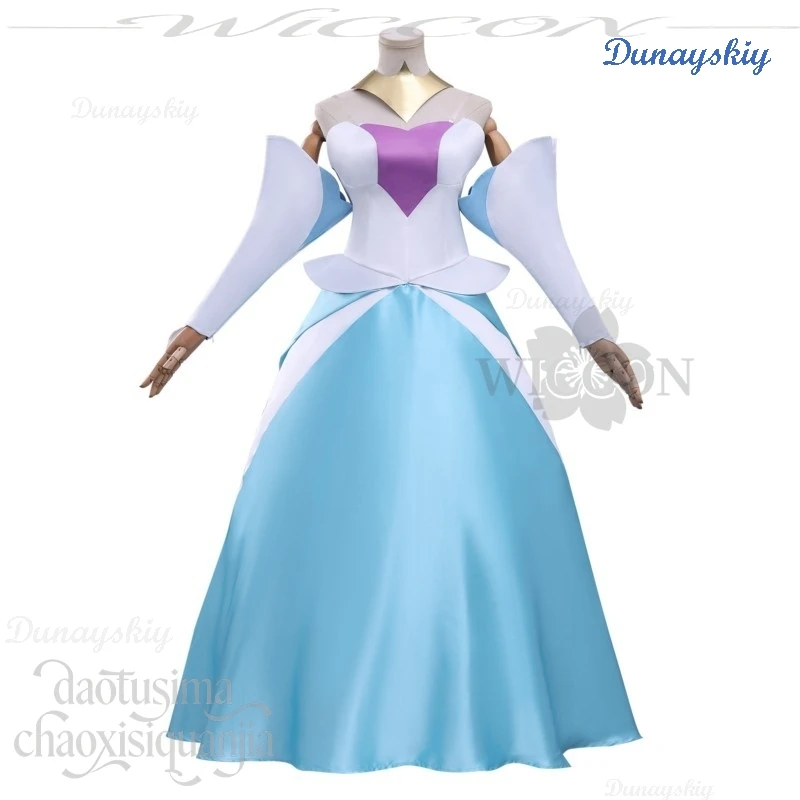 الماسكارا هالوين disfraz فرسان الطيار غينيفير تأثيري فستان طويل Y2K لوليتا حفلة كوس جديد أنيمي فيلم الأميرة غينيفير Co