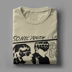 Summer Couple Sonic Youth T-Shirts Men Music Band Humorous Pure Cotton Tee Shirt Short Sleeve T Shirts Parent-child outfit tops