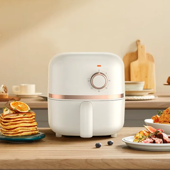 New 2L Oil Free Fryer Electric Deep Digital Rapid Air Fryer Smart Air Fryer