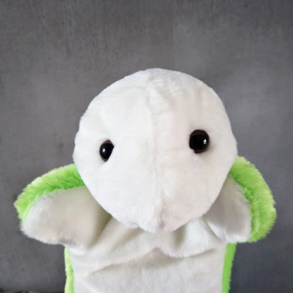 Weiches gefülltes Geschenk für Kleinkinder, Plüschtier, Schildkröte, Handpuppe