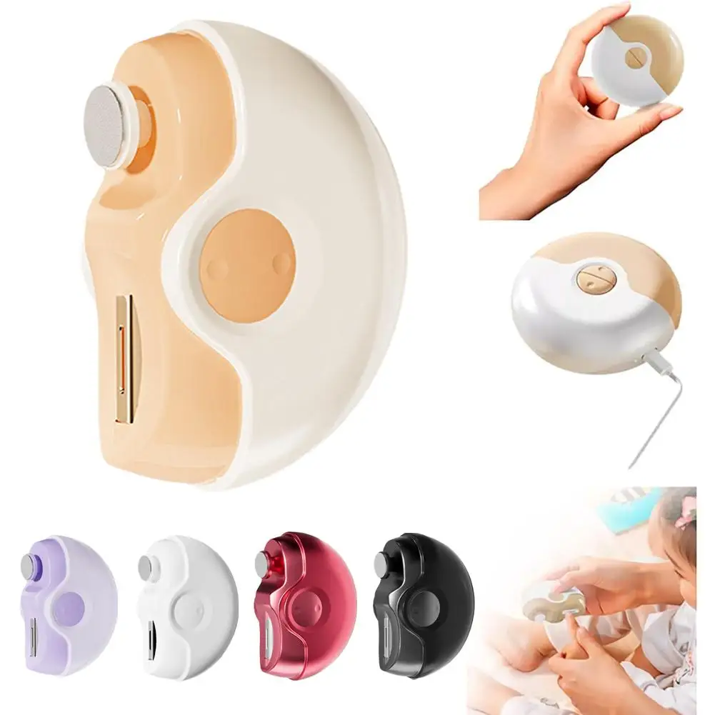 Coupe-ongles électrique automatique, aste par USB, pour bébé et adulte, outils de polissage, B7x6