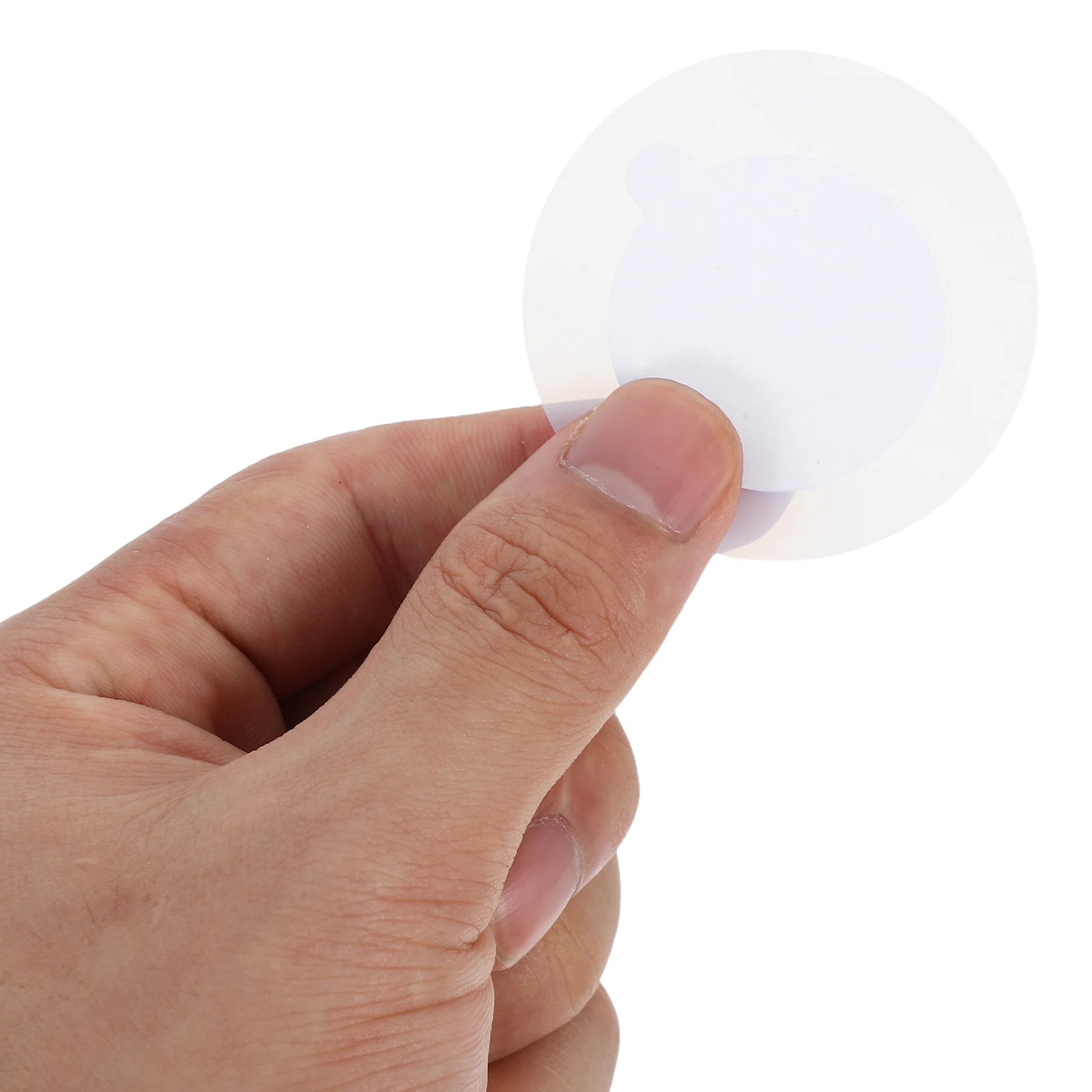 

100pcs Eyelash Glue Tray Tools False Lashes Extensions Holder White Eyepads Durable lash extension glue holder eyelash for lash