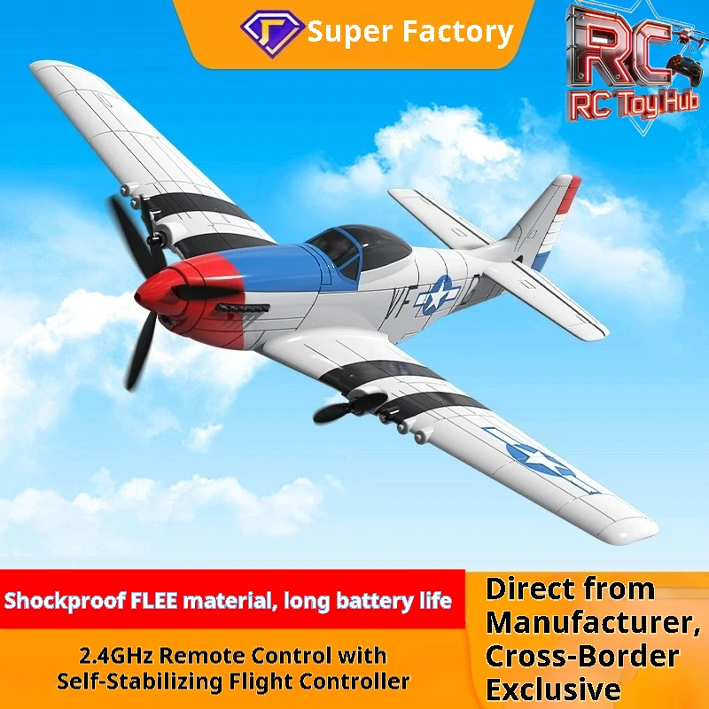 Electric Fixed Wing Rc Airplane, Military Fighter Glider Model, Epp Foam Anti-Drop Remote Control Aircraft, 2.4g Easy Fly Electr
