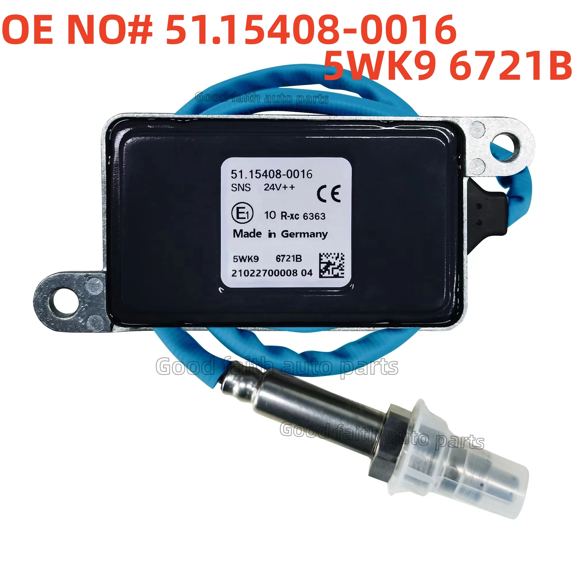 5WK96721B 51154080016 51.15408-0016 Nitrogen Oxygen NOx Sensor /Sensor Probe For MAN TGL TGM TGX TGS Truck