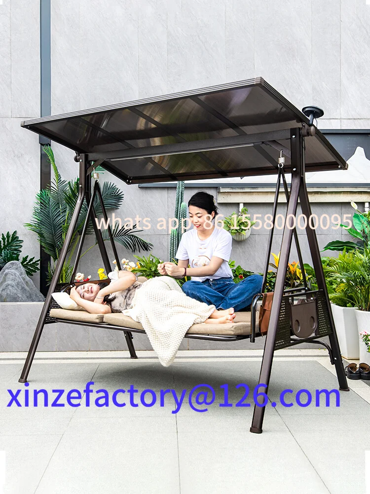 

Customizable Swing Gold Garden Hammock Rocking Chair