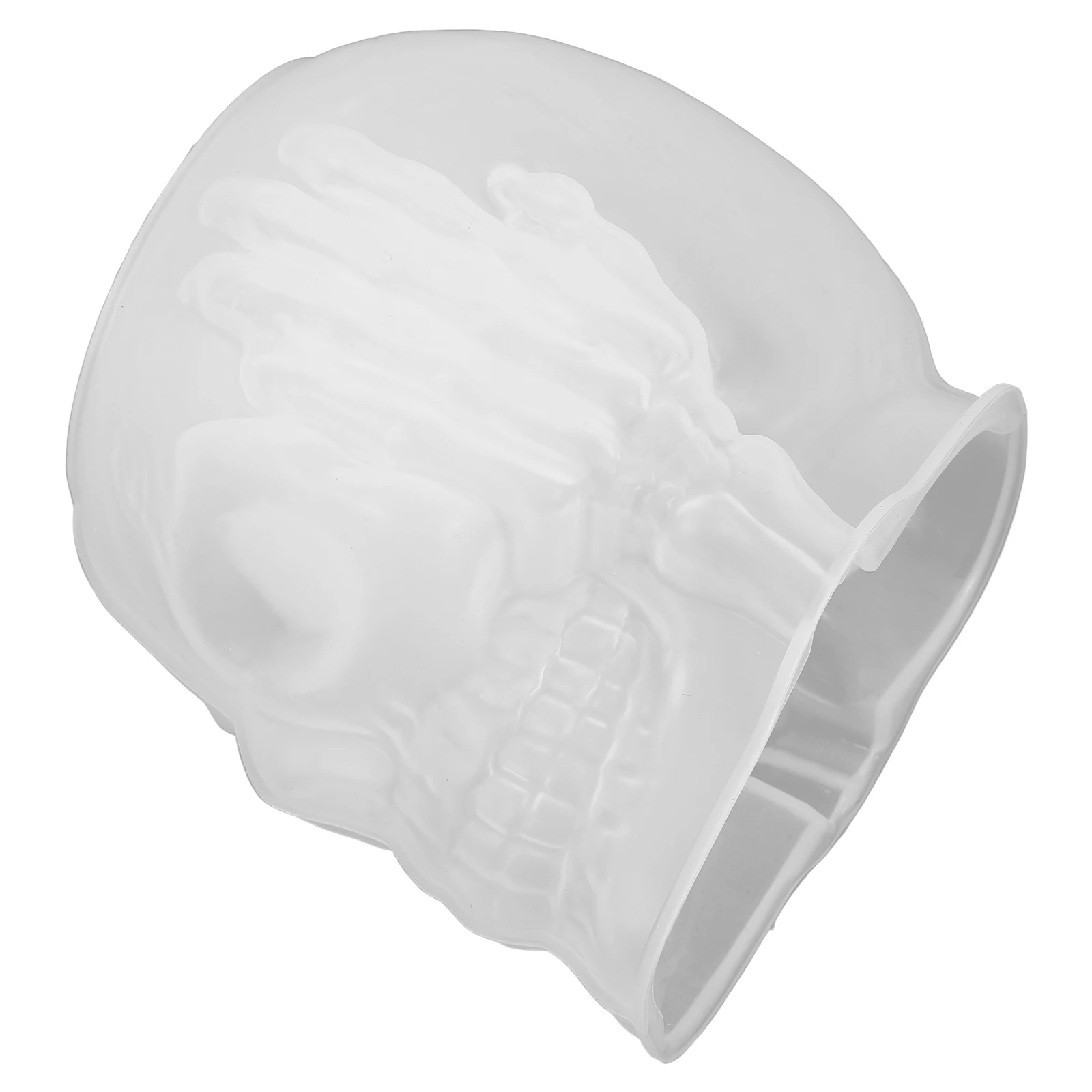 

Halloween Skull Candlestick Mold For Creative Flowerpot And Pen Holder Silicone Crafting Mold