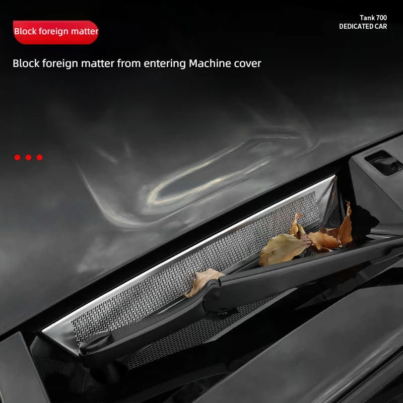 For Great Wall Tank 700 Front Engine Hood Hood Hood, Dust and Willow Fluff Protection Cover, Exterior Modification Accessories