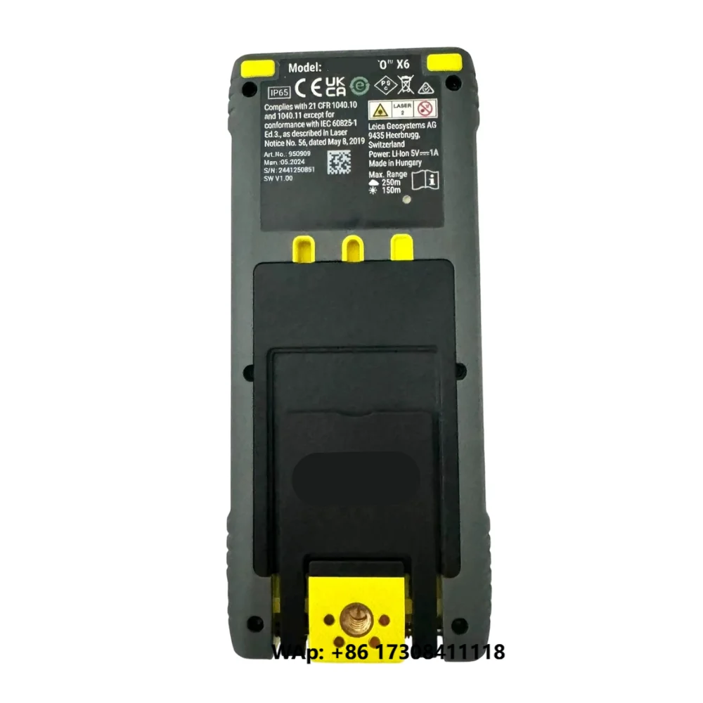 DISTO X6 up to 250m Surveying Range  Distance Meter 10X Magnification Topographic Equipment